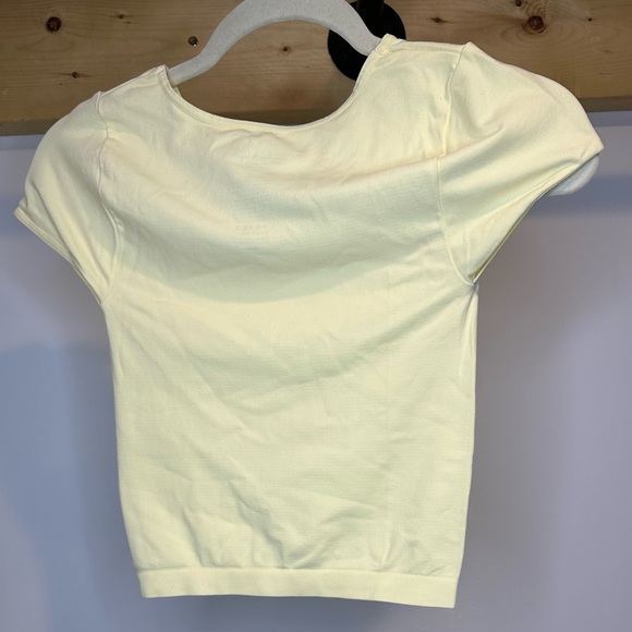 NWOT INTIMATELY FREE PEOPLE Cap Sleeve Seamless Cami - Butter XS/S - Picture 4 of 5